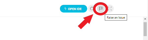 Raise an Issue icon